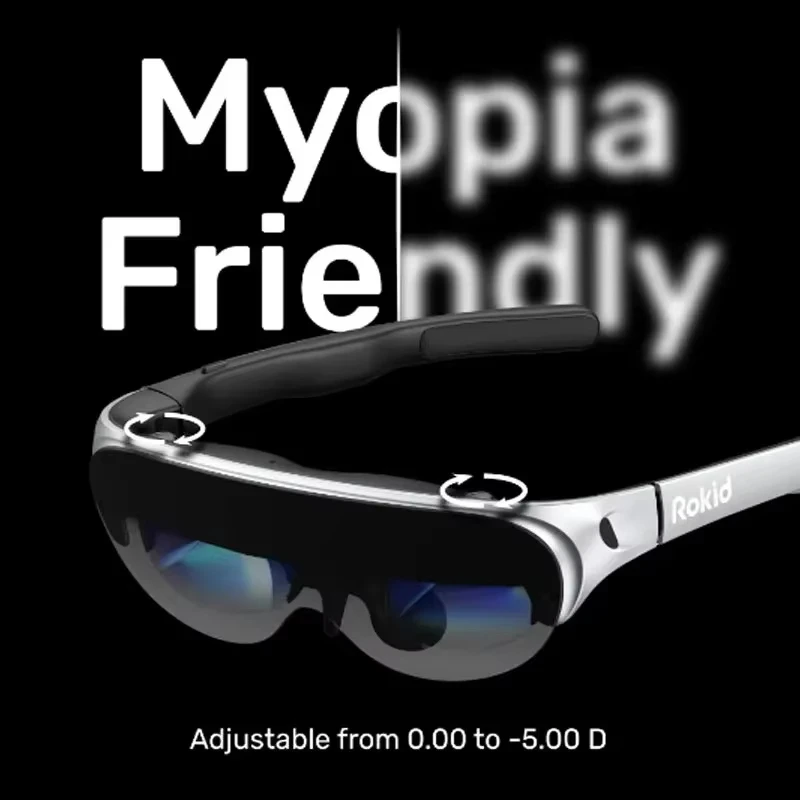 Rokid Air Smart AR-Brille, tragbar, 1080P, 3D-Display, HD-Bildschirmprojektion für Handy, Computer, Heimkino, Unterhaltung