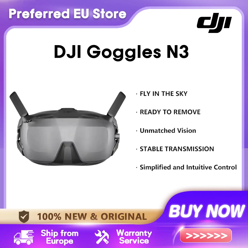 DJI Goggles N3: FPV Uçuş Deneyimini Yeniden Tanımlayan İleri Teknoloji Gözlük