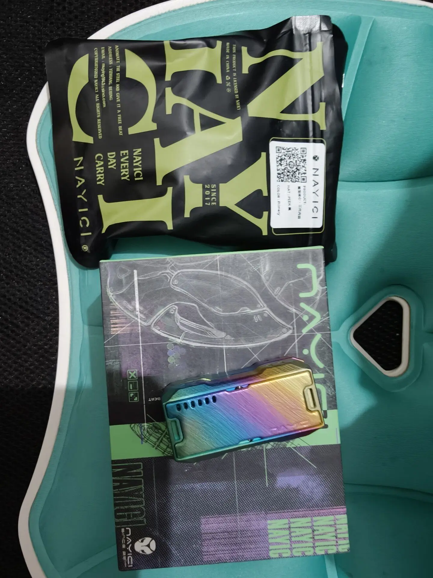 Used EDC Almost New Nanying Banner NAYICI Concussion Core Titanium Alloy Sandblasted Color Limited Edition + Third Generation