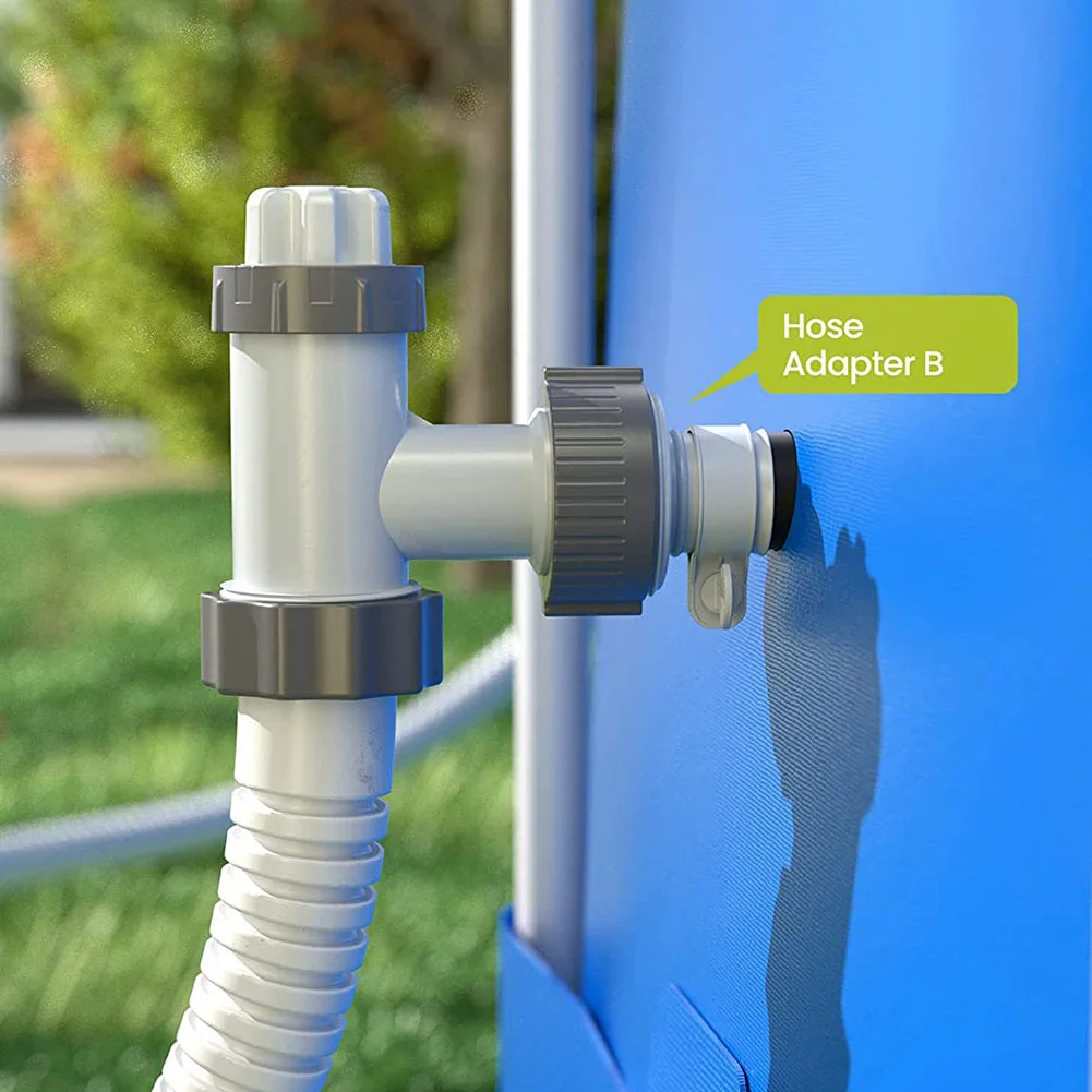 Hose Fitting Adapters Adapter Pump Replacement 1.25in To 1.5in Conversion Hose 9.88x10.63x7.88 Inches Protable