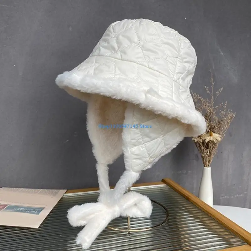 

P88B Removable Ear Cover Hat Outdoor Thick Plush Hat Warm Cycling Cap Sport Headgear