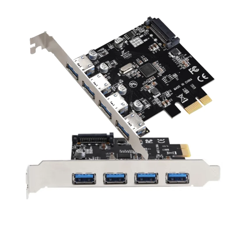 

PCI-E to usb3.0 expansion card computer accessorie Extender PCIe Converter USB 3.0 Adapter Game PCIE Card PCI-E Riser Card HUB