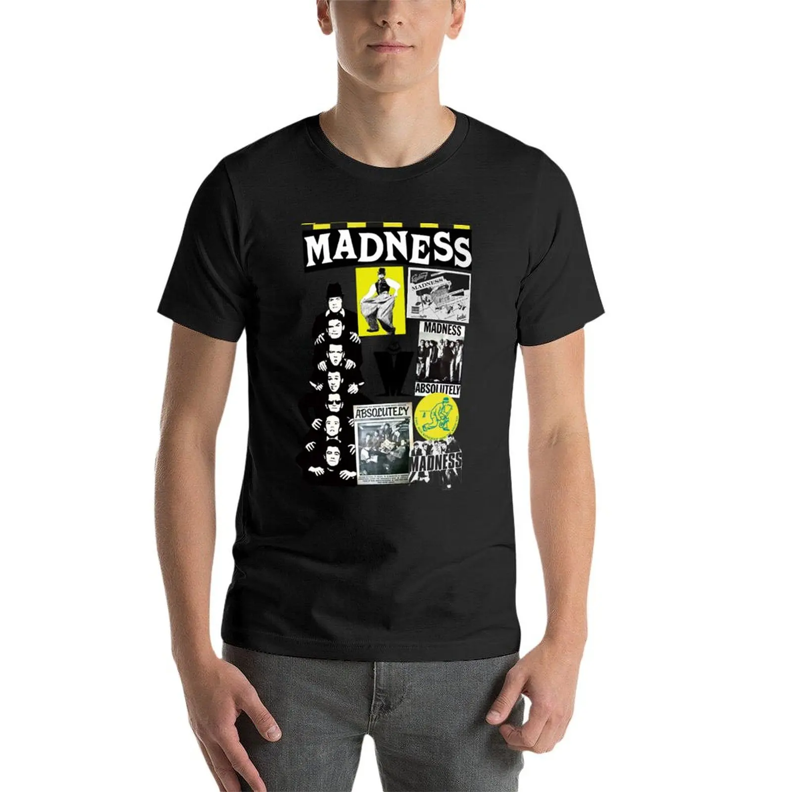 absolutely The madness retro band gift for fans T-shirt oversizeds sublime mens graphic t-shirts funny