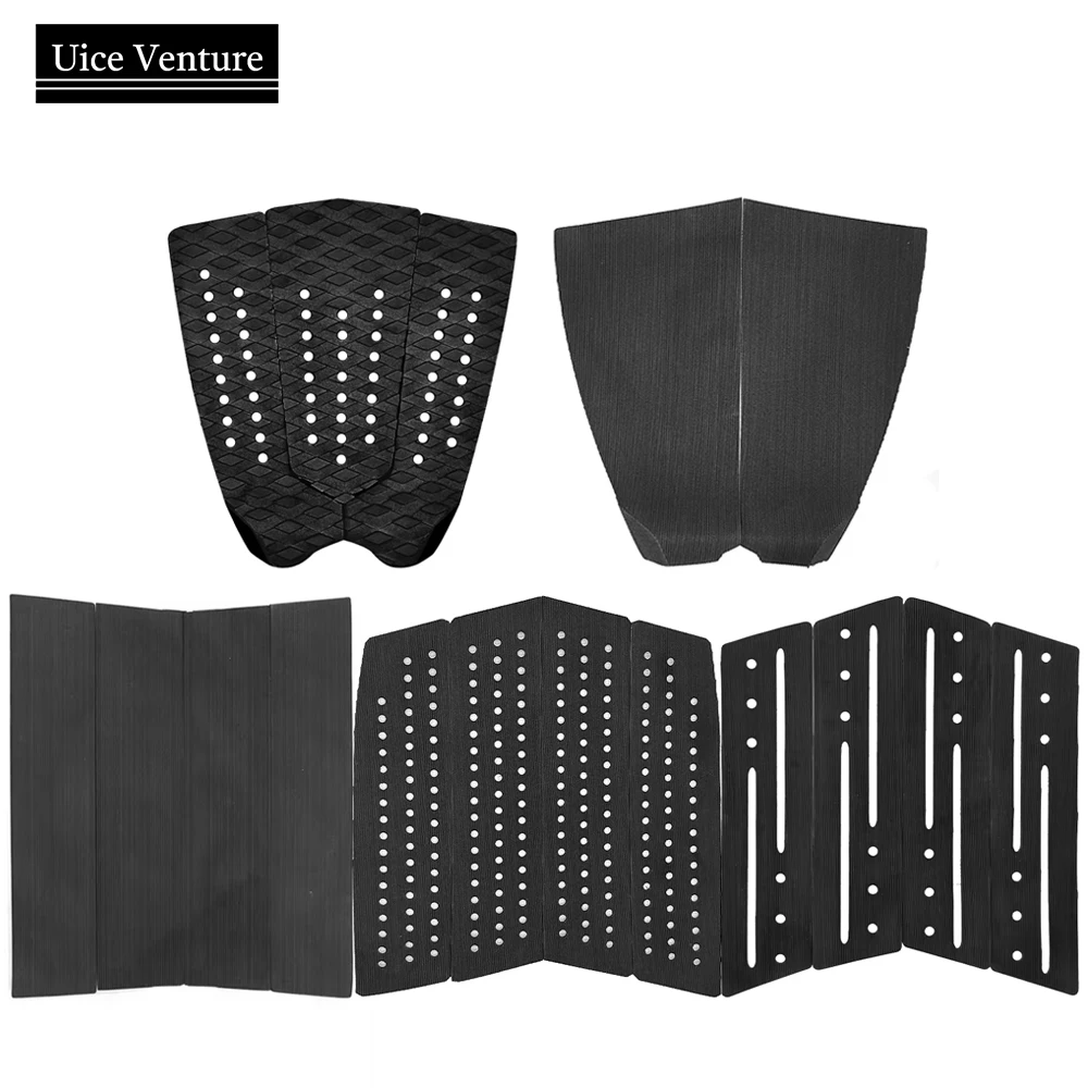Surfboard Traction Pad SUP Board EVA Pad SUP Deck Pads 3 Piece Surfing Accessories Anti-slip Surfboard Foot Tail Pad