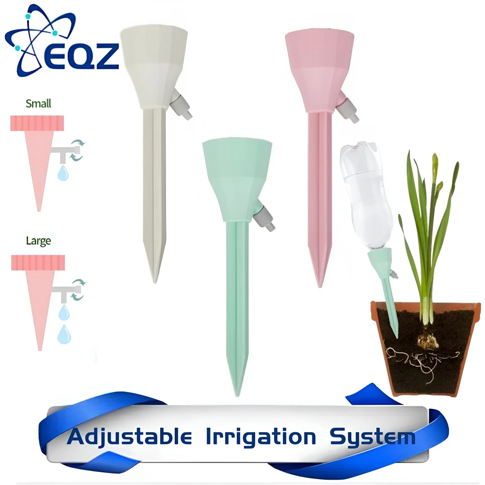 3/6/9Pcs Adjustable Drip Irrigation System Indoor Outdoor Potted Plants Automatic Self-flowing Watering Spikes Gardening Tools