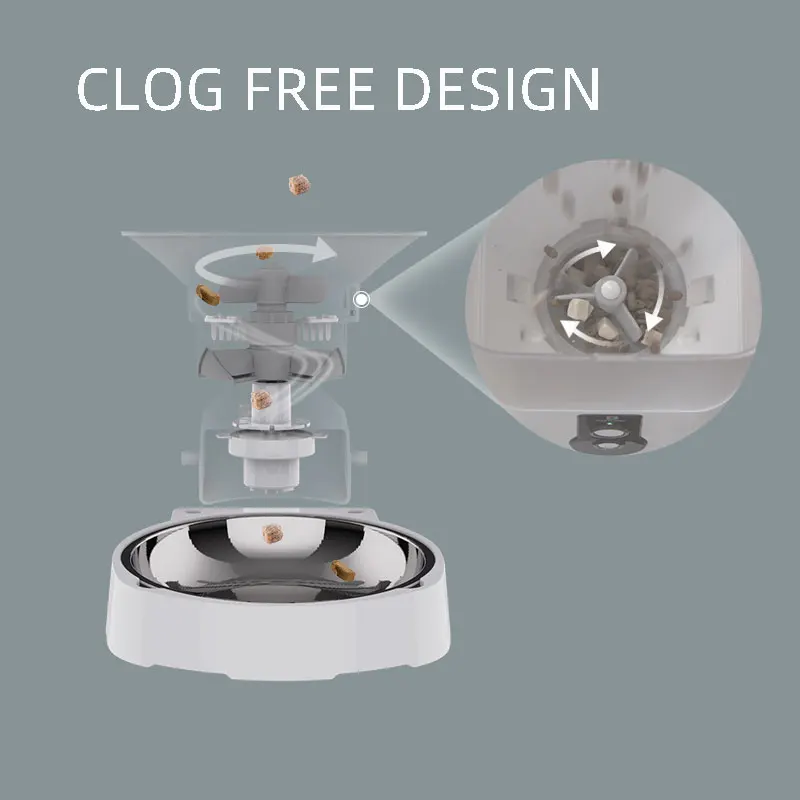 Smart 5L Automatic Pet Feeder with Live Stream - Timed Food Dispenser & Interactive Bowl for Cats and Dogs