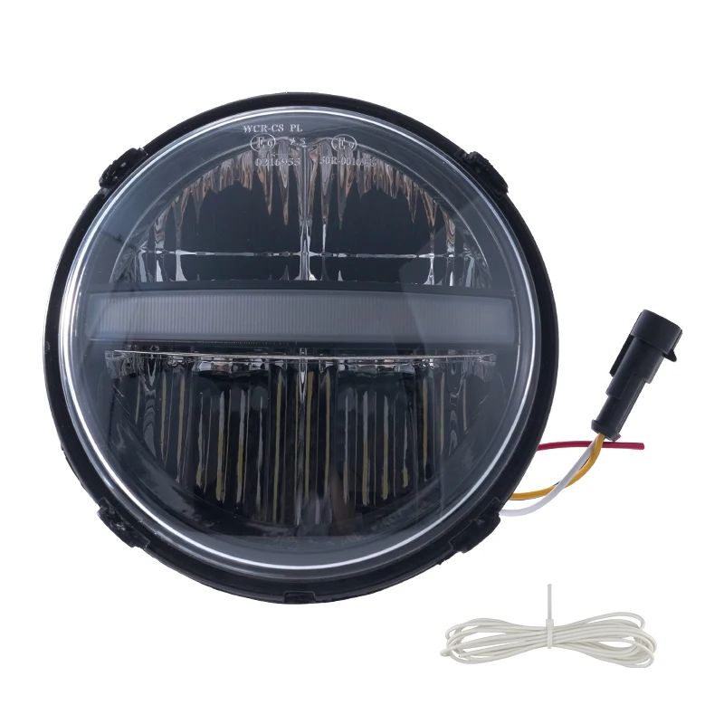 Farol LED Plug and Play com luz drl e feixe Hi/Lo para acessórios de motocicleta Vespa Primavera