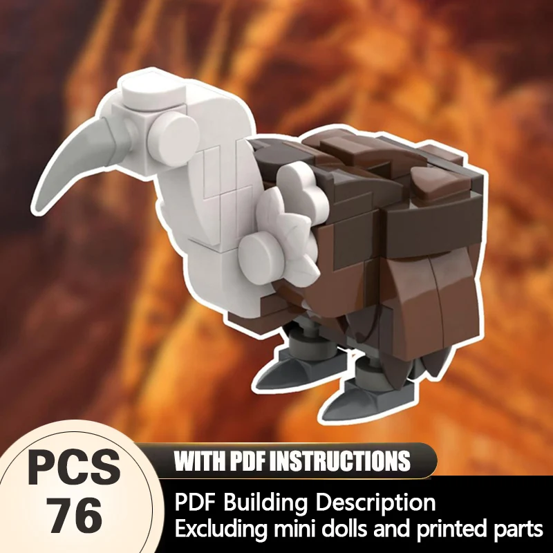 

Creators Animal Series Model MOC Building Bricks Carnivorous Bird Modular Technology Gifts Holiday Assemble Children Toys Suit