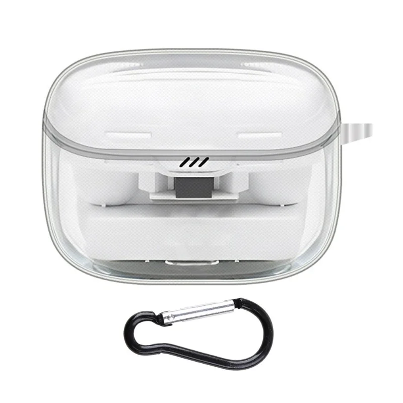 Ergonomic Clear Soft Protective Case Sleeve Suitable For JBL TUNE BUDS 2 Wireless Headphone Water Resistant Nonslip Housing