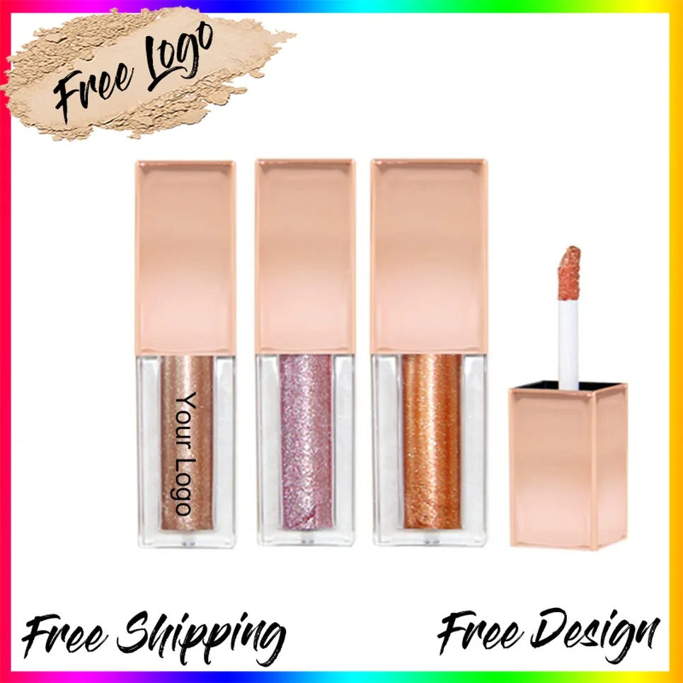 نباتي السائل عينيه العلامة الخاصة بريق لامع تمييز تجميل ضد الماء شعار مخصص بالجملة