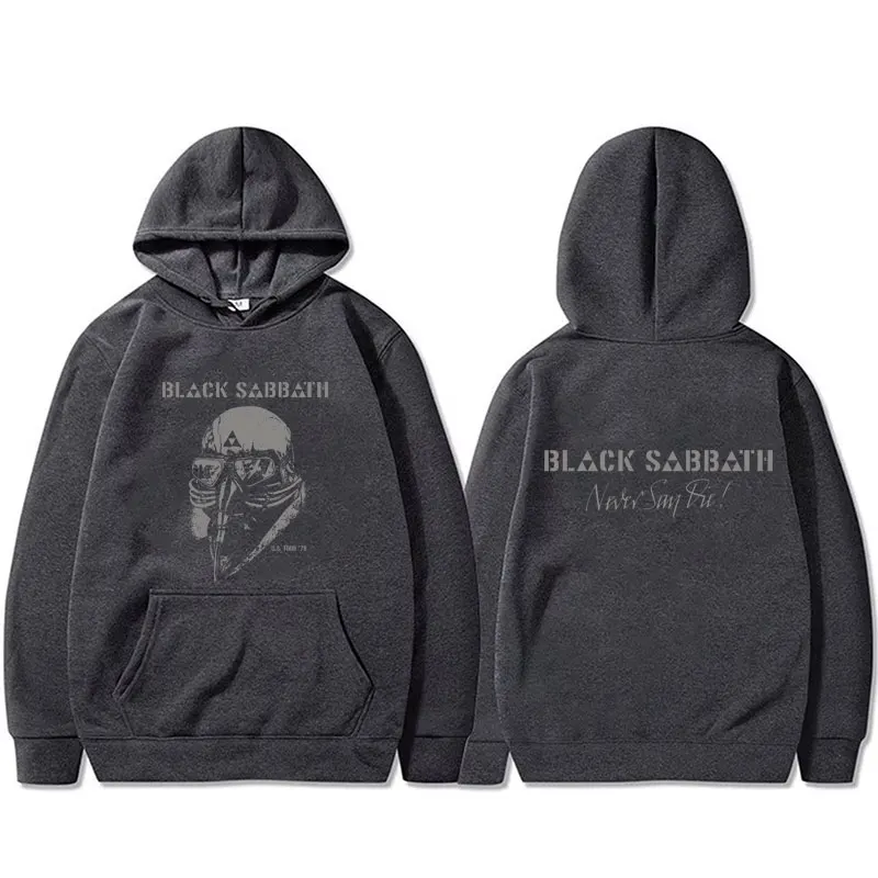 Heavy Metal Rock Band Black Sabbath Tour Hoodie Ozzy Osbourne Pullover Hoodies Men's Women's Gothic Vintage Oversized Sweatshirt