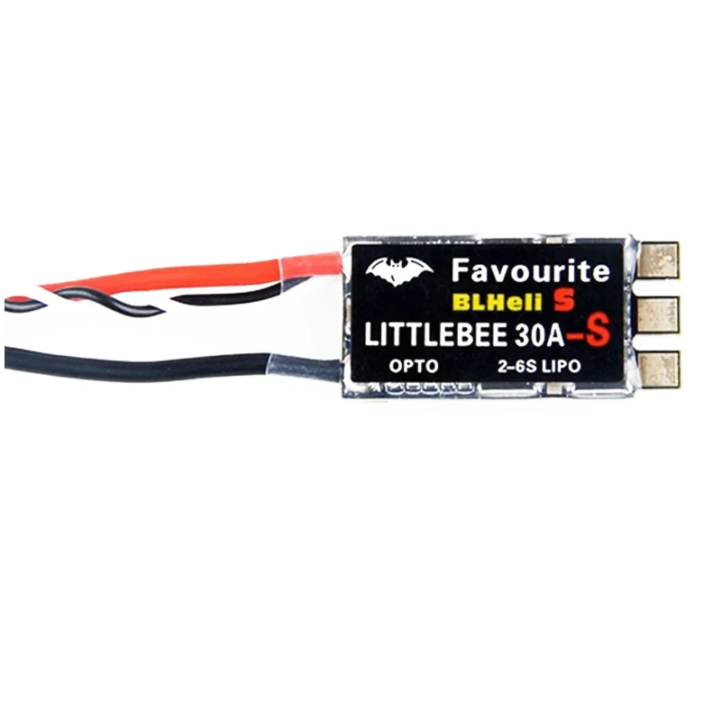 FVT LITTLEBEE Little bee BLHeli-s SPRING 20A/30A Brushless ESC 2-6S Supports DSHOT Oneshot42 OneShot125 for RC FPV Racing Drone