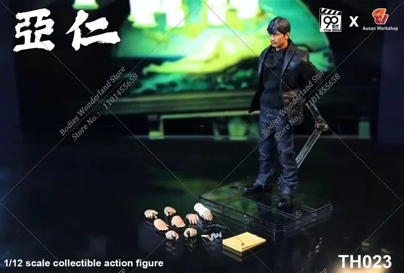 In Stock TH023 TH024 1/12 Collectible 90's x Ausan Infernal Affairs Liu Sir Andy Lau Tony Leung Chiu Wai 6in Male Action Figure