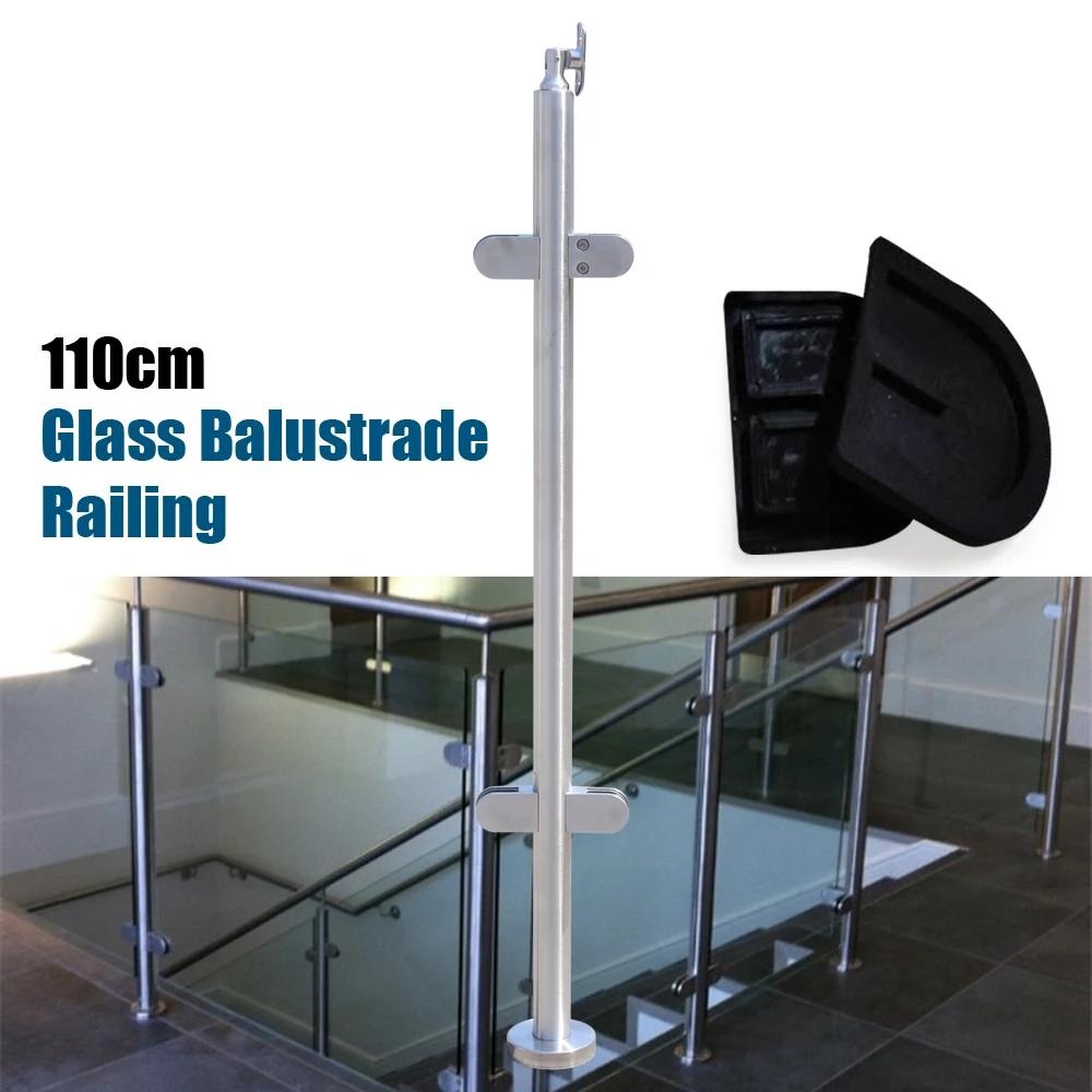 Stainless Steel Railing Post, Safe Smooth Surface, Handrail Seat, Easy Install & Clean for Various Applications