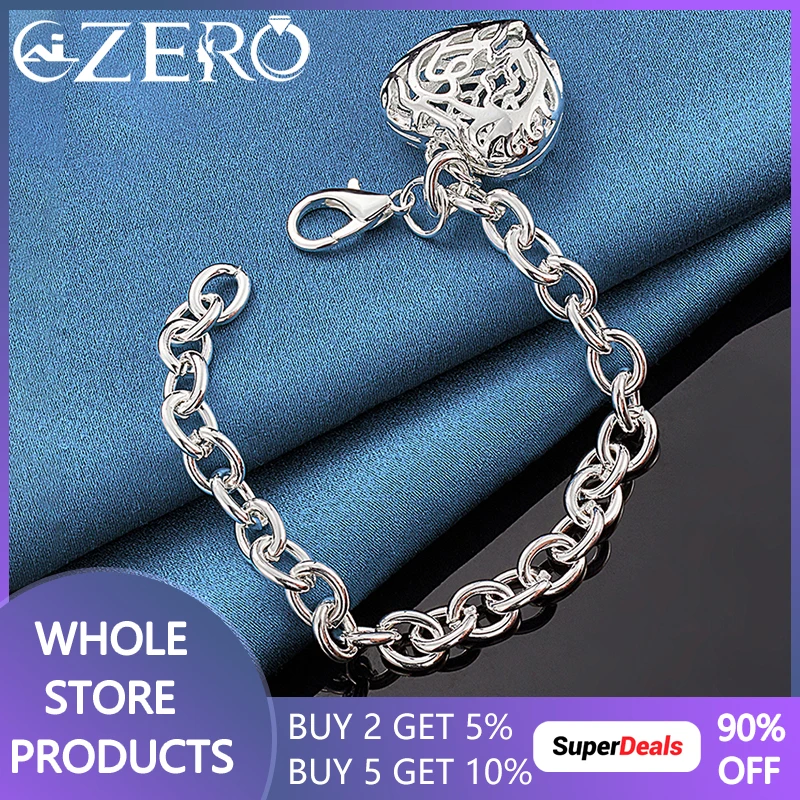 

ALIZERO 925 Стерлинговое Серебро с полыми элементами для женской свадебной помолвки