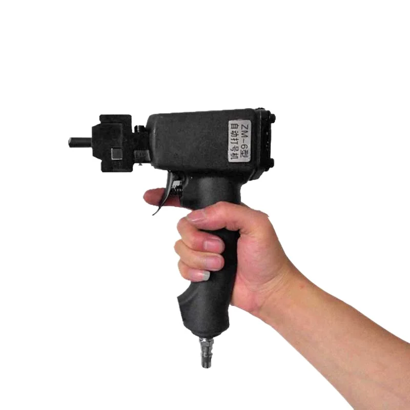 

Handheld automatic marking machine ZM-10-8-12 pneumatic steel plate marking machine turntable type portable coding steel stamp