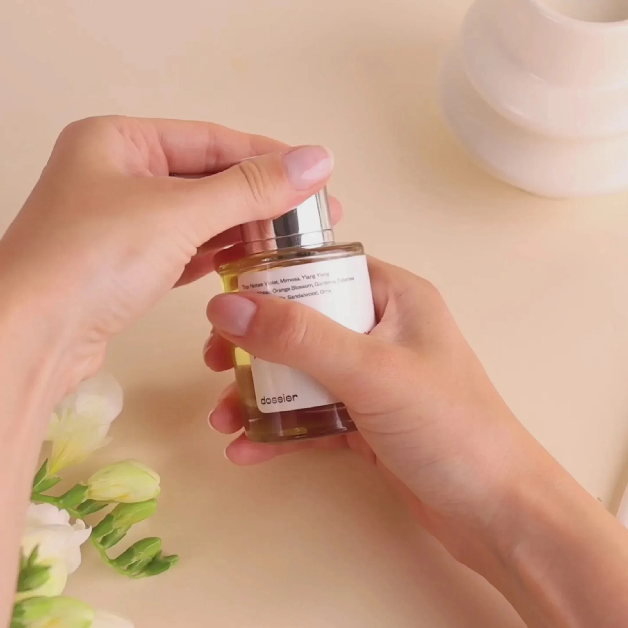 Dossier Ambery Saffron EDP 1,7 унции 50 мл острый янтарный восточный духи унисекс, роскошный нишевый подарок на Рождество