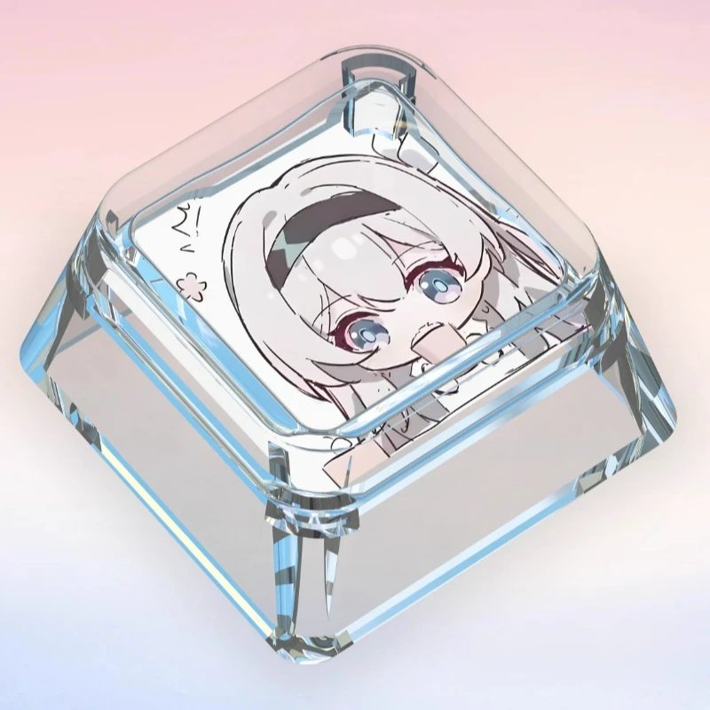 Honkai: Star Rail Keycaps Cute Anime Custom Firefly Artisan Point Key Cap Transparent Original Gaming Mechanical Keyboard Keycap