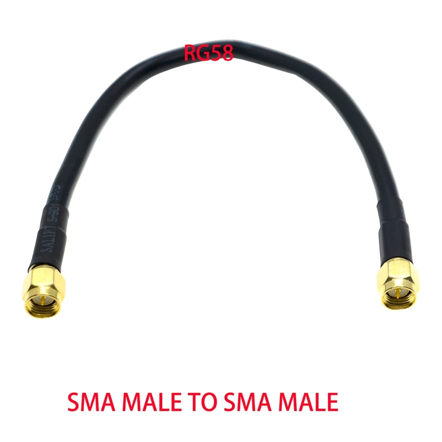 SMA Male to SMA Male Plug Jack RF Connector Pigtail Extension Cable RG174 RG58 RG316 RG400 RG142 RG405 RG402