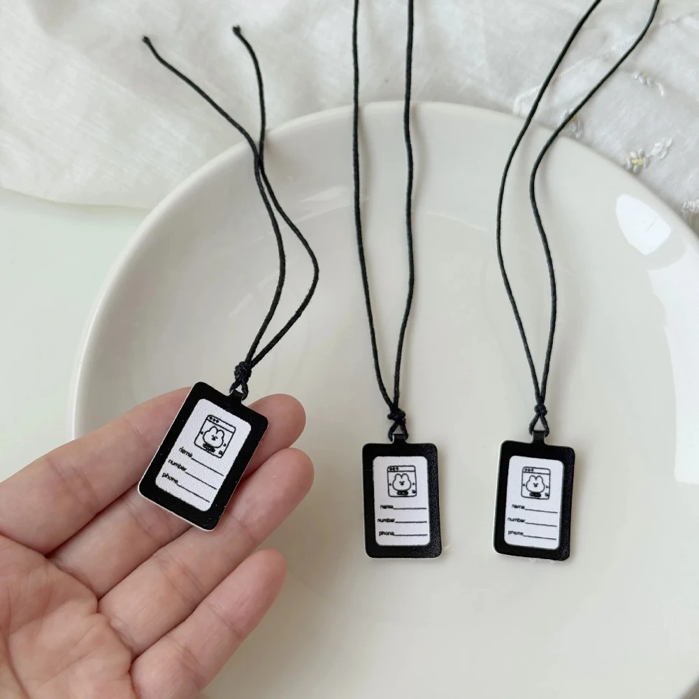 1PC Mini Work ID Card Badge Holder Pendant for 10cm 1/6 BJD Plush Doll Dress Up Replacement Accessory