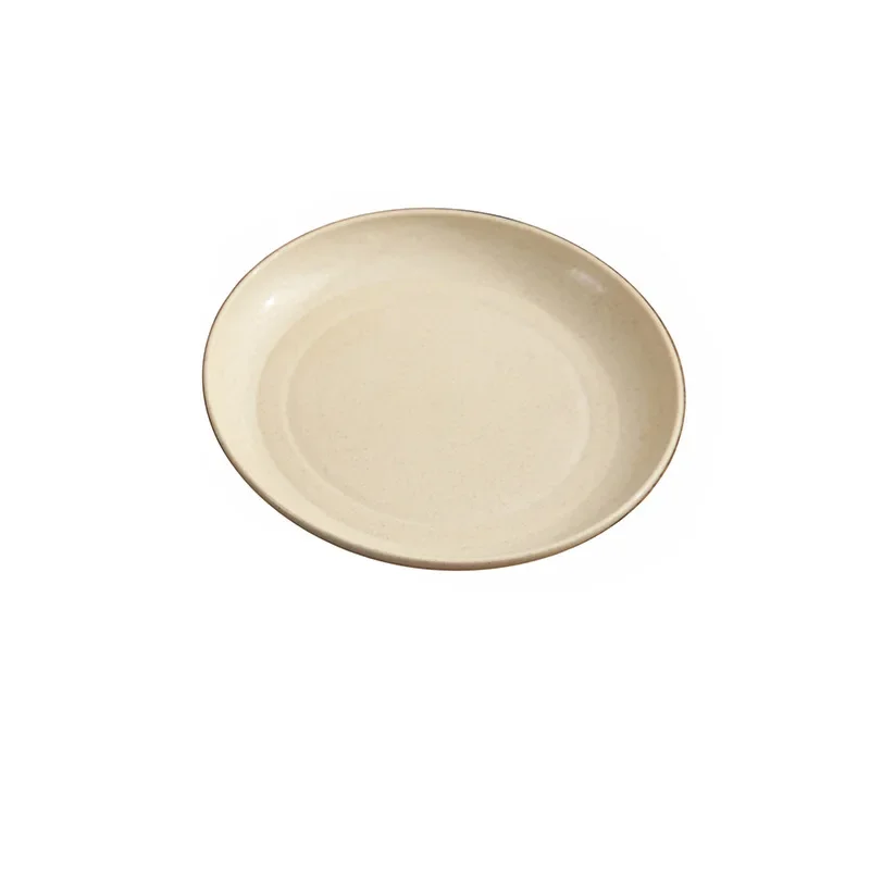 Wheat Straw Tableware Spit Bone Household Bone Dish Table Garbage Sorting Plate Fruit Snack Cake  Dessert Plate