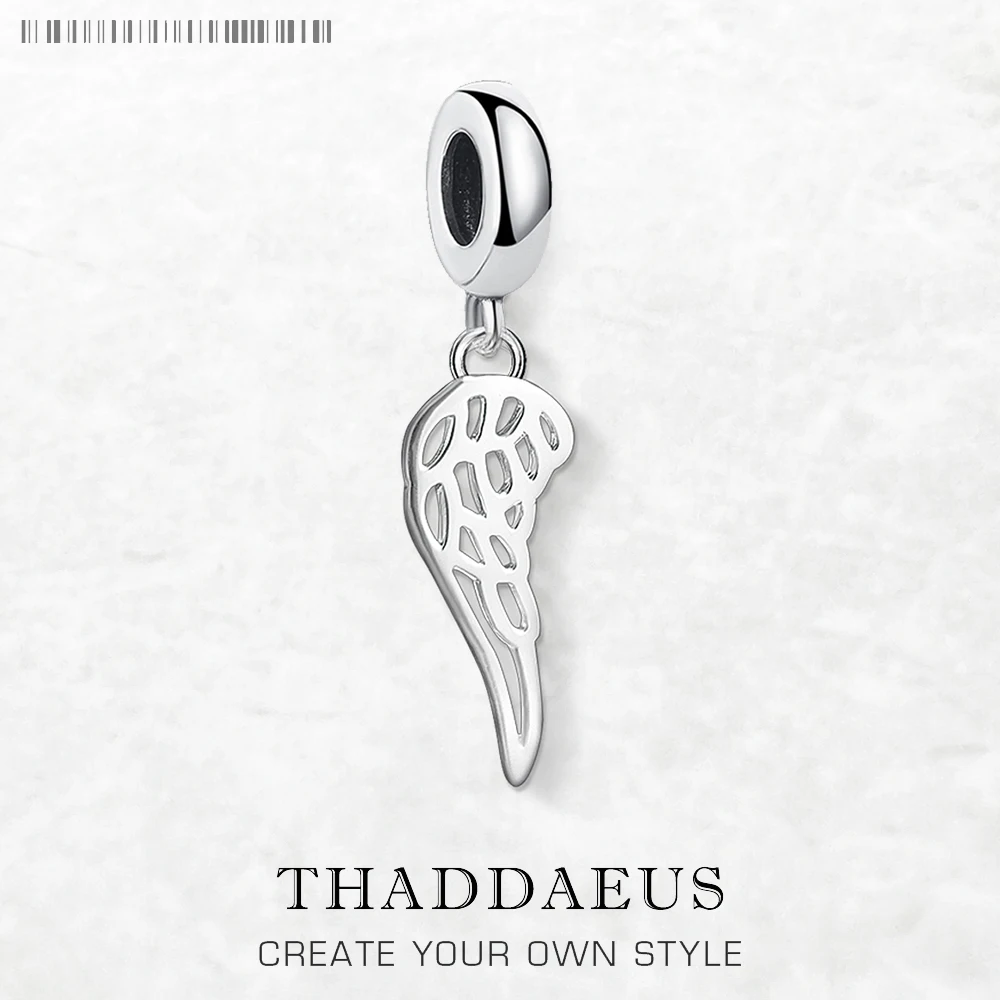 

Wing Pendant Dangle Charm Women Men Spring Fashion Silver 925 Sterling Jewelry Accessories Trendy Gift