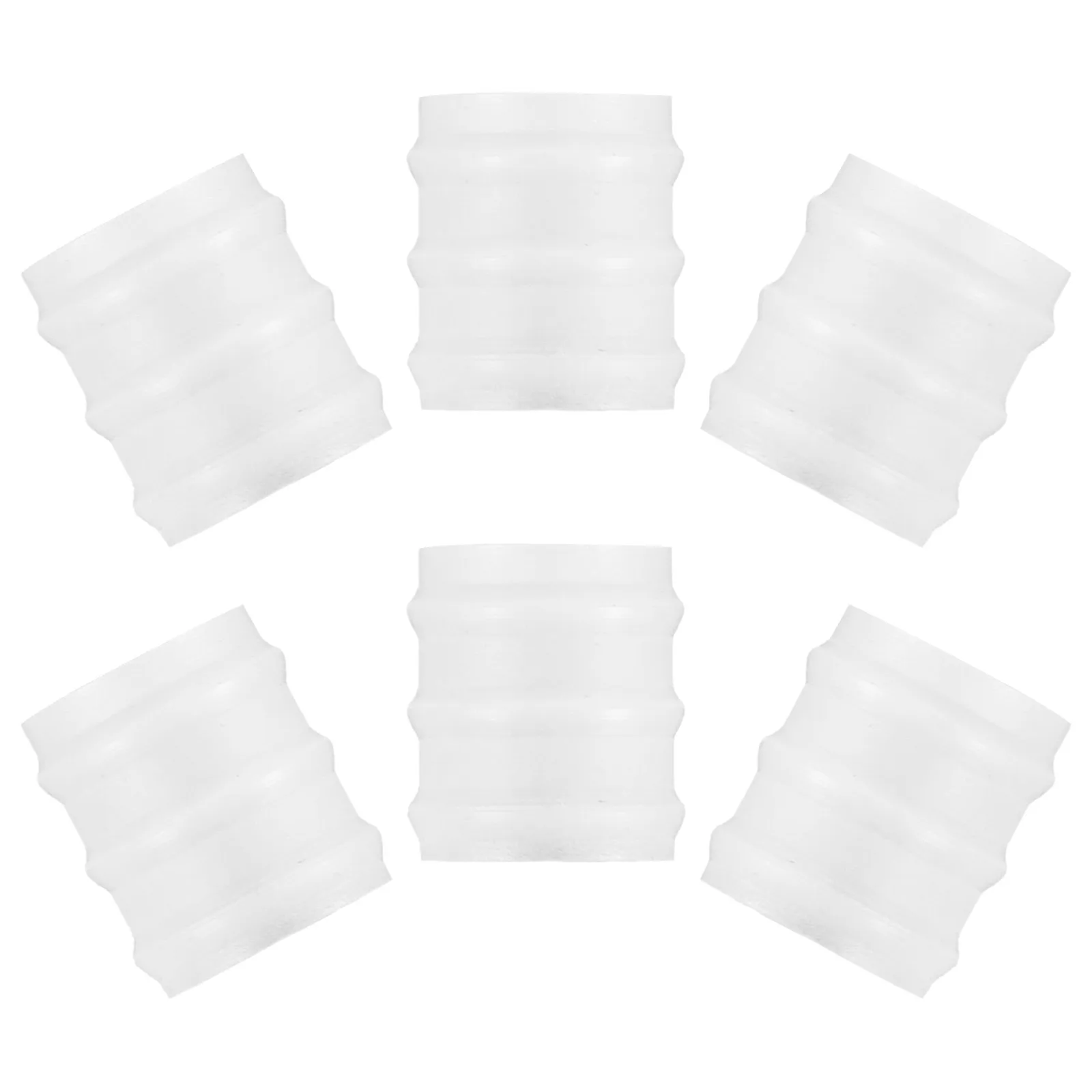 

6Pcs Stainless Steel Outlet Pipe Sealing Ring for Single Double Pump Water Dispenser Bottle Silica Gel Home Office Camping