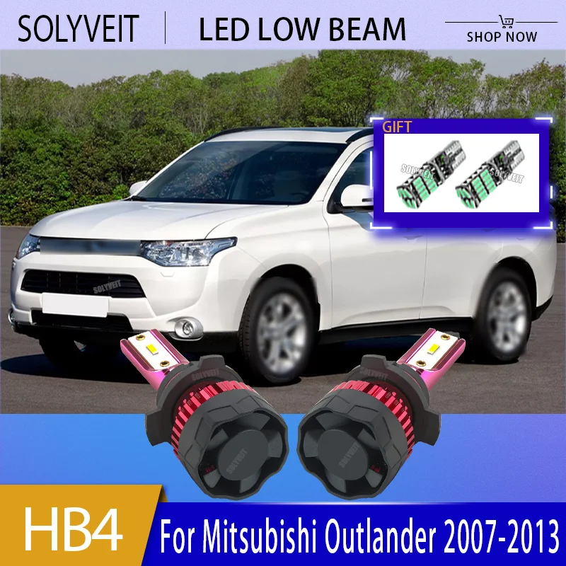 

Short Life vs. 60000hrs. The Choice is Clear 9006/HB4 LED Low Beam For Mitsubishi Outlander 2007 2008 2009 2010 2011 2012 2013