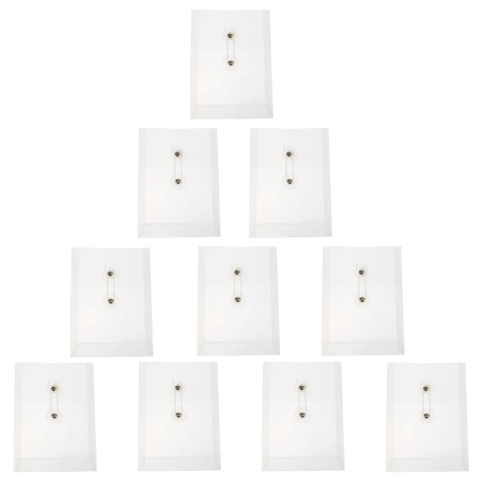 

10 шт. мини-портативных папок для документов, водонепроницаемые сумки для хранения документов из полипропилена, органайзеры для чеков, канцелярские принадлежности для офиса, школы, путешествий