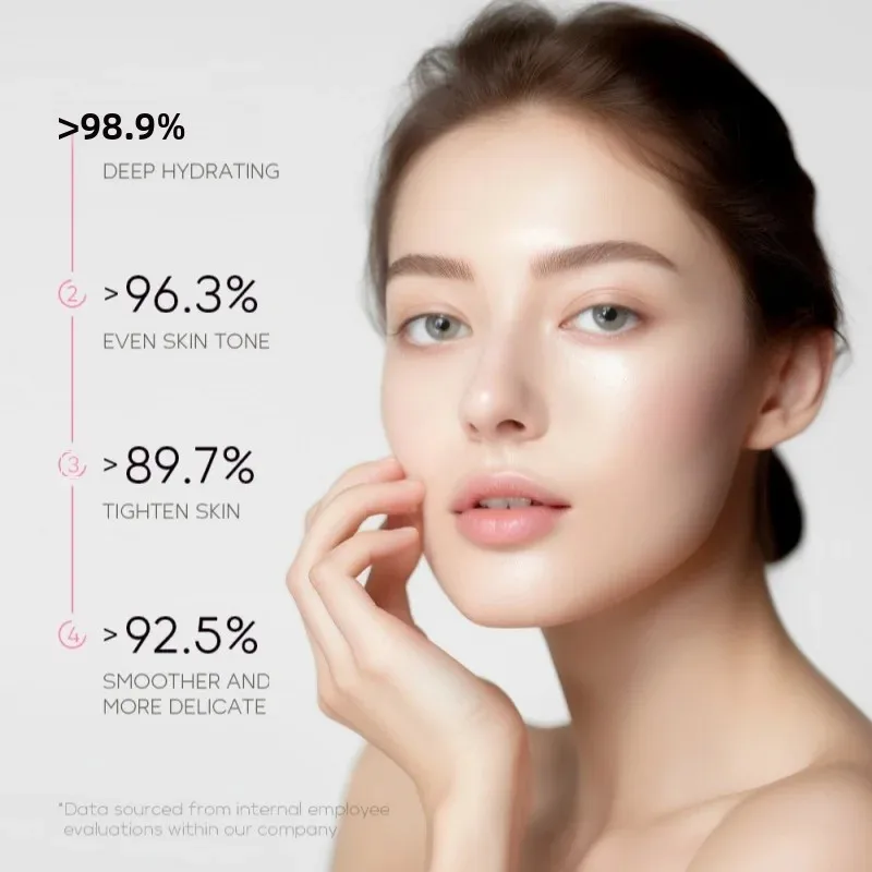 ترطيب زهر الكرز مجموعة العناية بالبشرة 5 قطعة سطع تشديد الجلد مكافحة الشيخوخة مجموعة العناية بالوجه المطهر الحبر مصل كريم عين #3