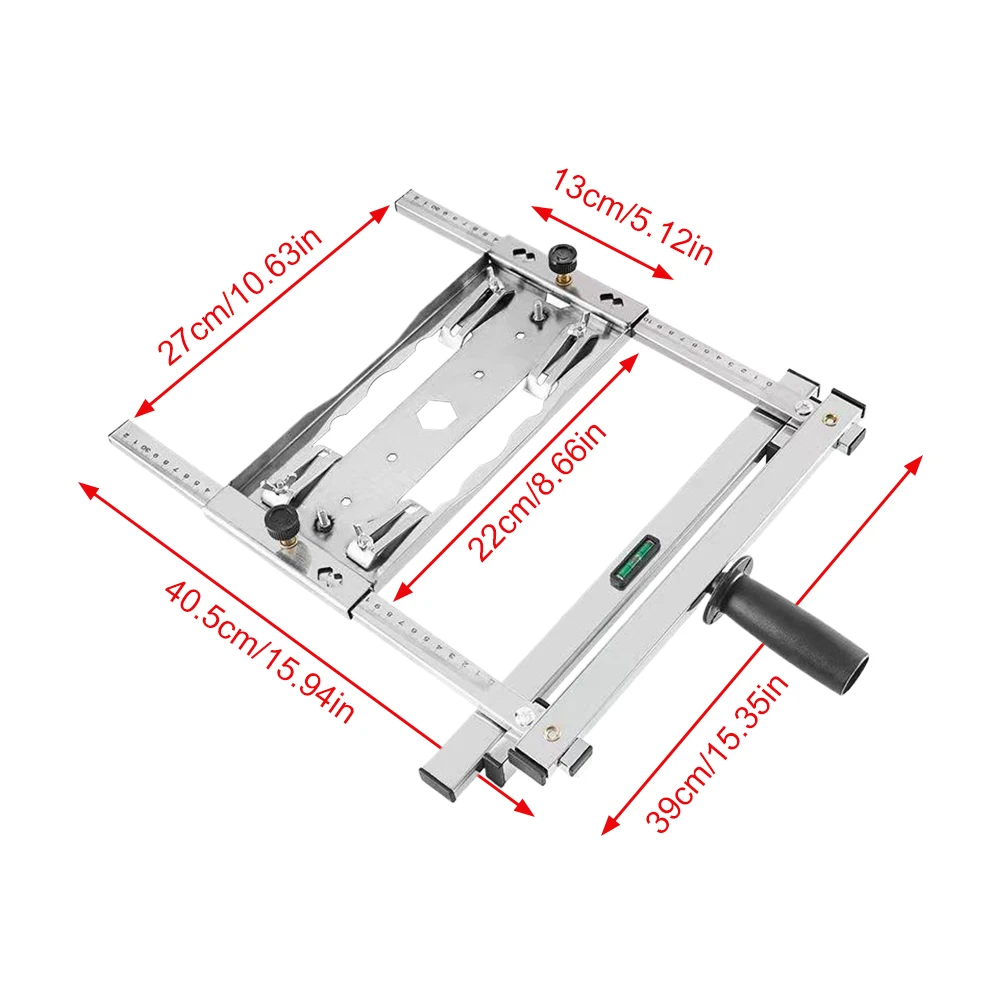 Taglierina per pannelli per la lavorazione del legno Supporto per sega circolare elettrica Guida per il taglio Fresatura su binario Pannello di supporto per posizionamento rapido