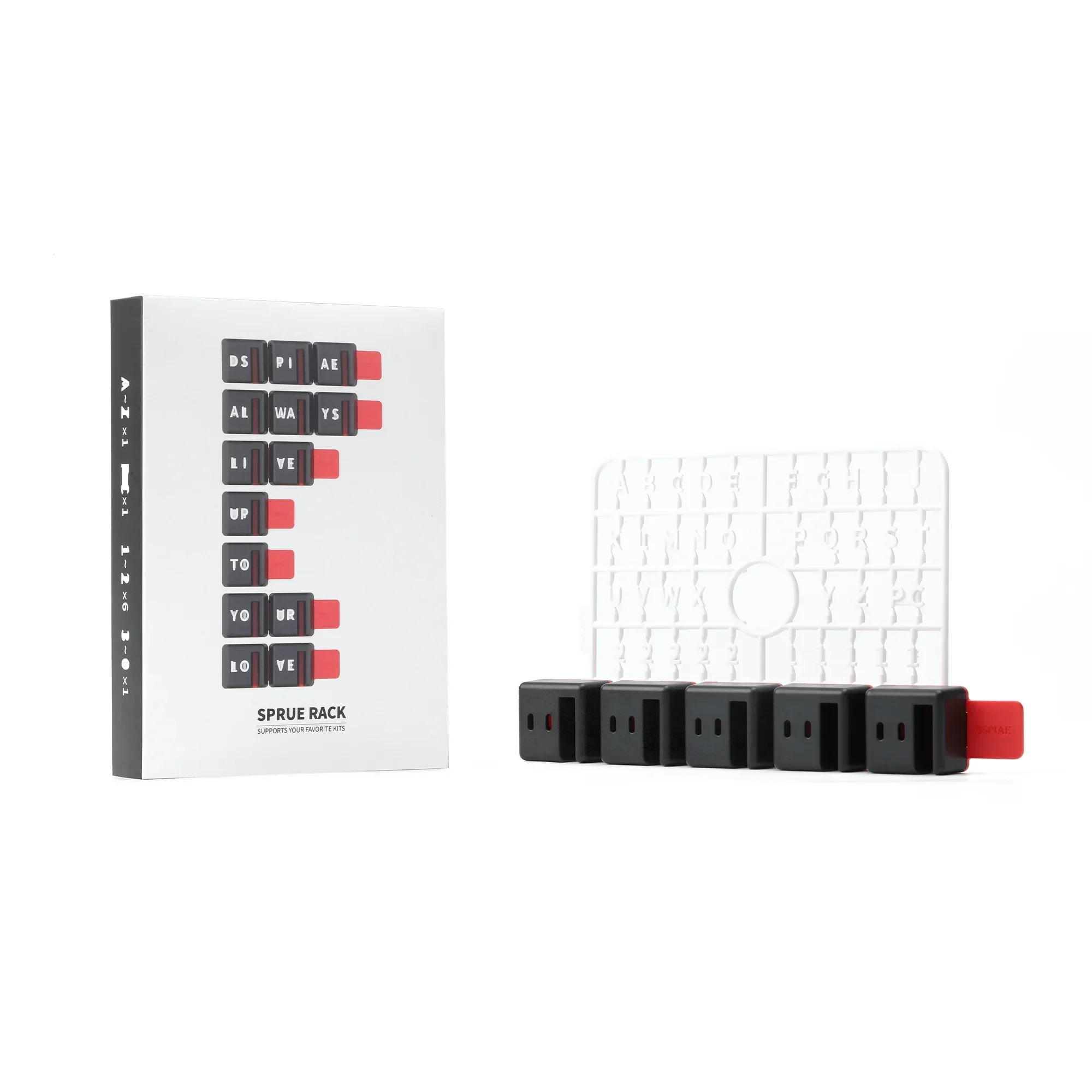 Dspiae Pt-Sr Model Panel Holder Easy Assembly Kit With 28 Letters 20 Numbers Versatile Stable For Crafting Projects