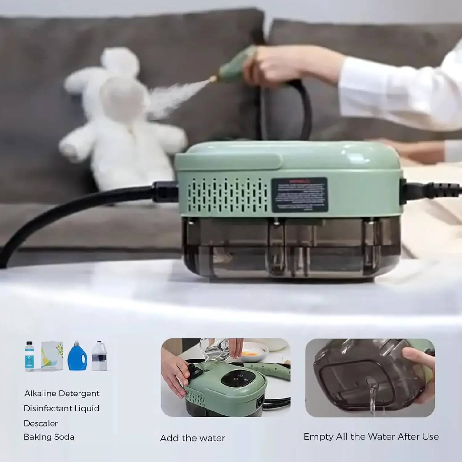 Household Multi-Functional Portable High Temperature High Pressure Steam Cleaner