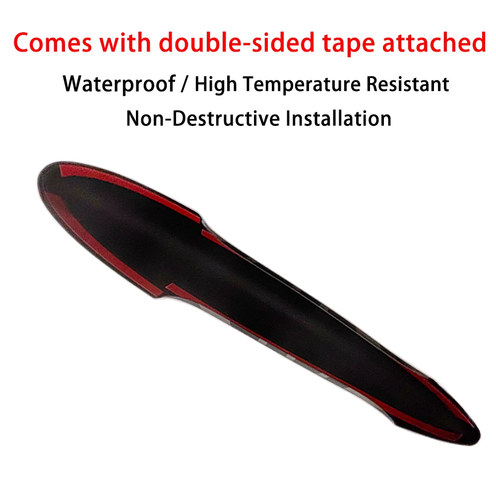 For MINI One Cooper S JCW R55 Clubman 4PCS/SET Door Handle Cover Sticker Car-Styling Auto Accessories