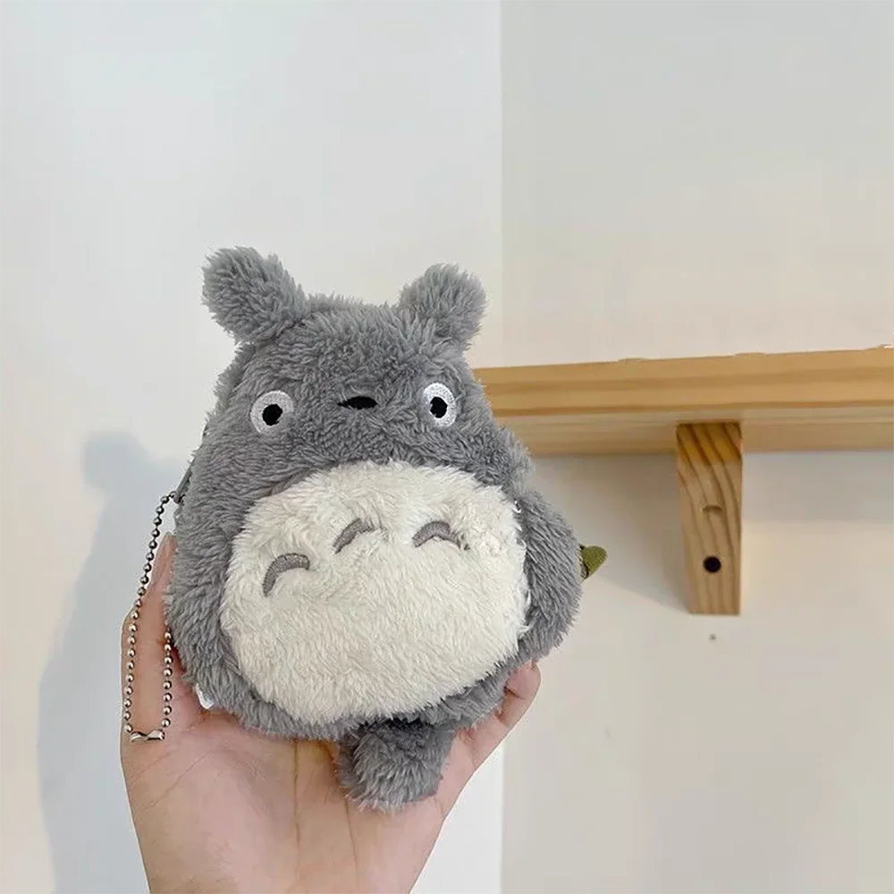 HOT Selling 12cm Cartoon Totoro Plush Coin Purse Kawaii Japanese Toy Totoros Doll Cute Movie Character Children Birthday Gift