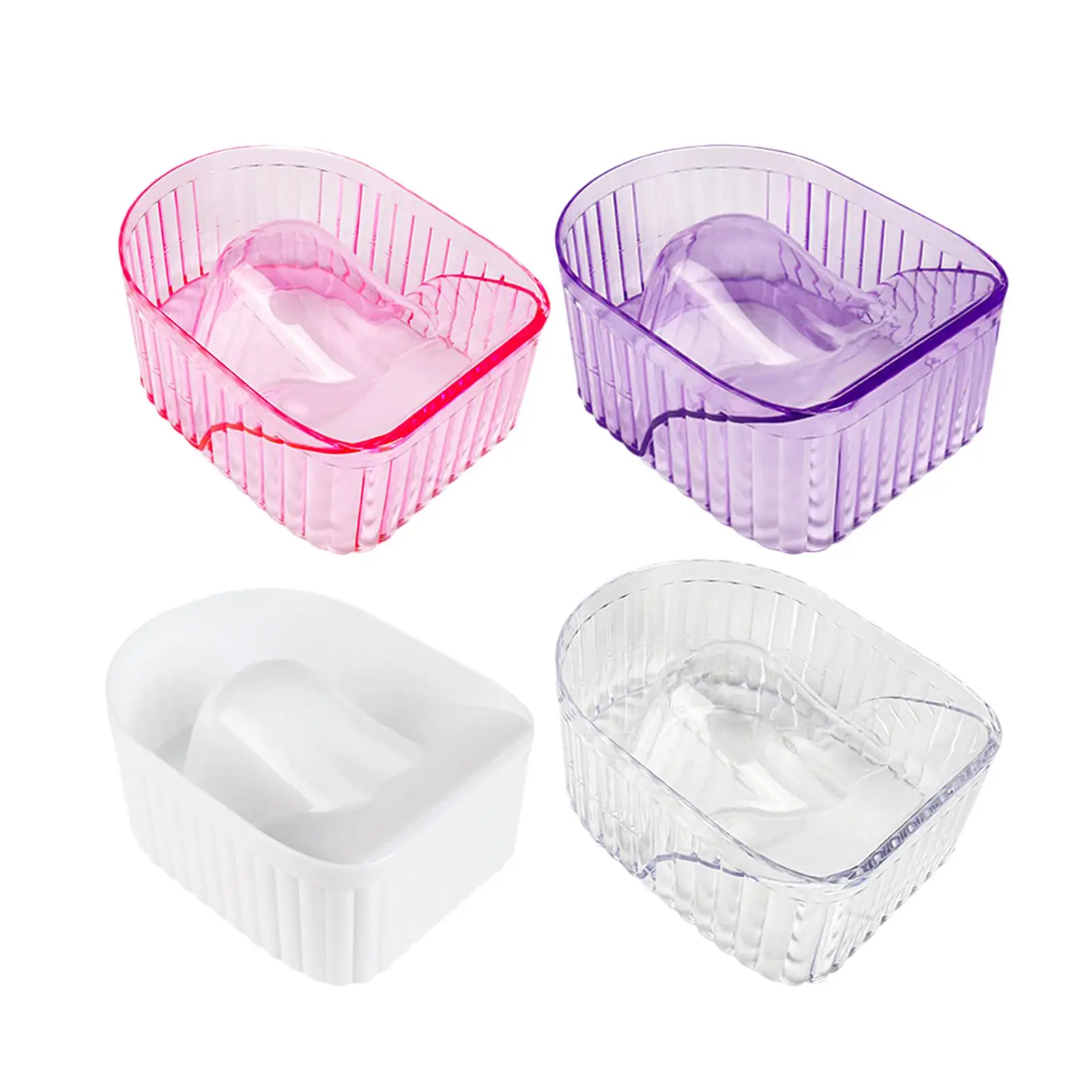 Ciotola per ammollo delle unghie per vassoio per ammollo delle unghie Elegante strumento per nail art per unghie