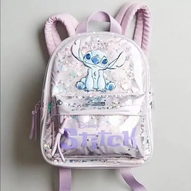 New Disney cartoon sequin Backpack bag Kindergarten school bag lady girls ball birthday gift