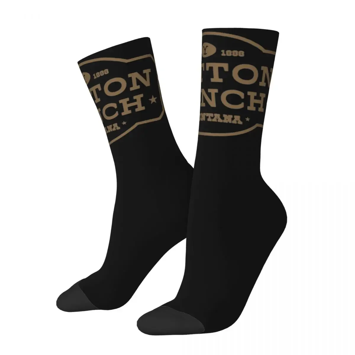 Men Women Yellowstone Dutton Ranch Socks Comfortable Funny Retro Rodeo Socks Harajuku Accessories Middle TubeSocks Best Gift