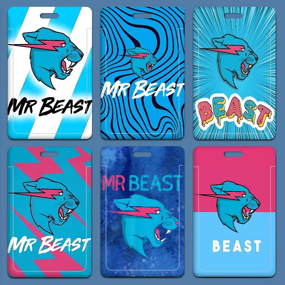 

Держатель для бейджа Game Blogger Mr-Beast с ремешком для бизнес-встреч, визиток, пропусков и ID-карт, защитный чехол
