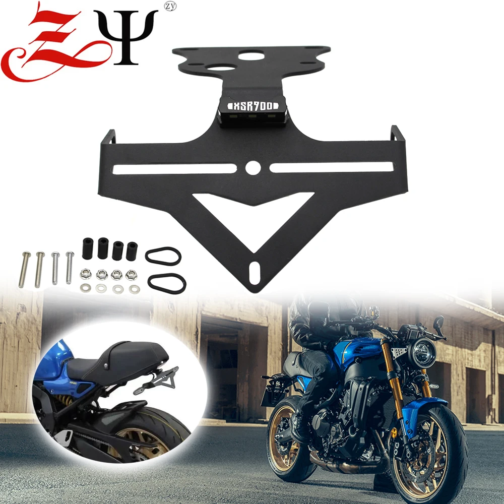 License Plate Holder LED Light For YAMAHA XSR 900 XSR900 2022 2023 Motorcycle Accessories Rear Tail Tidy Fender Eliminator