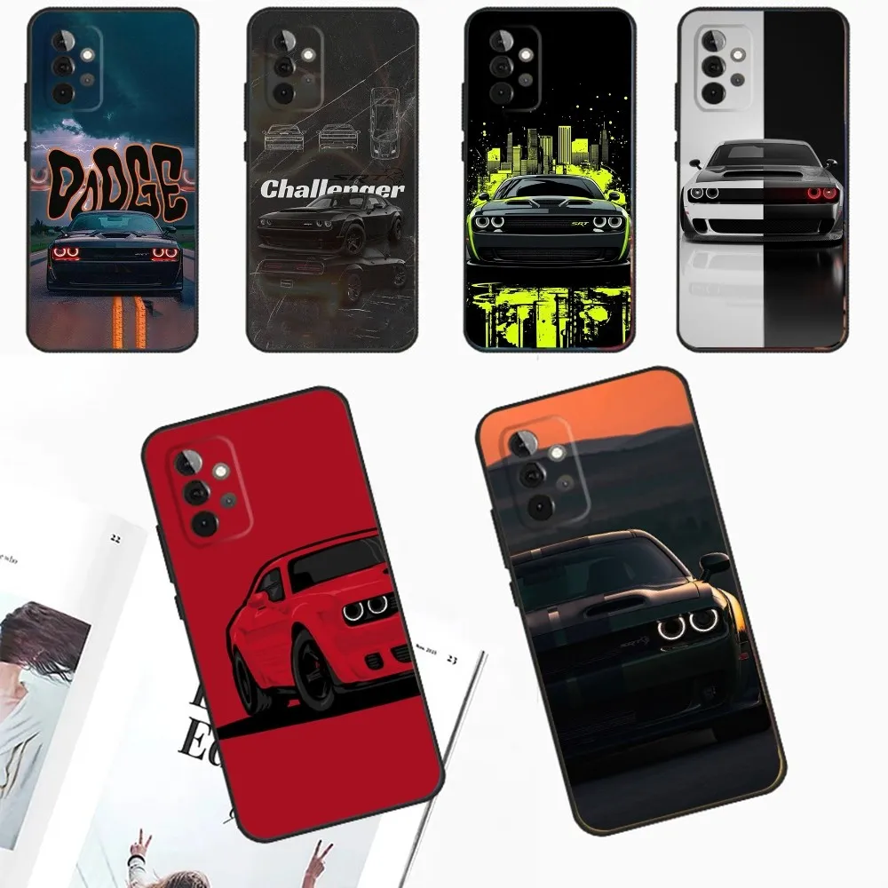 D-DodgeS C-Challenger S-Srt Phone Case For Samsung Galaxy A13,A21s,A22,A31,A32,A52,A53,A71,A80,A91 Soft Black Phone Cover