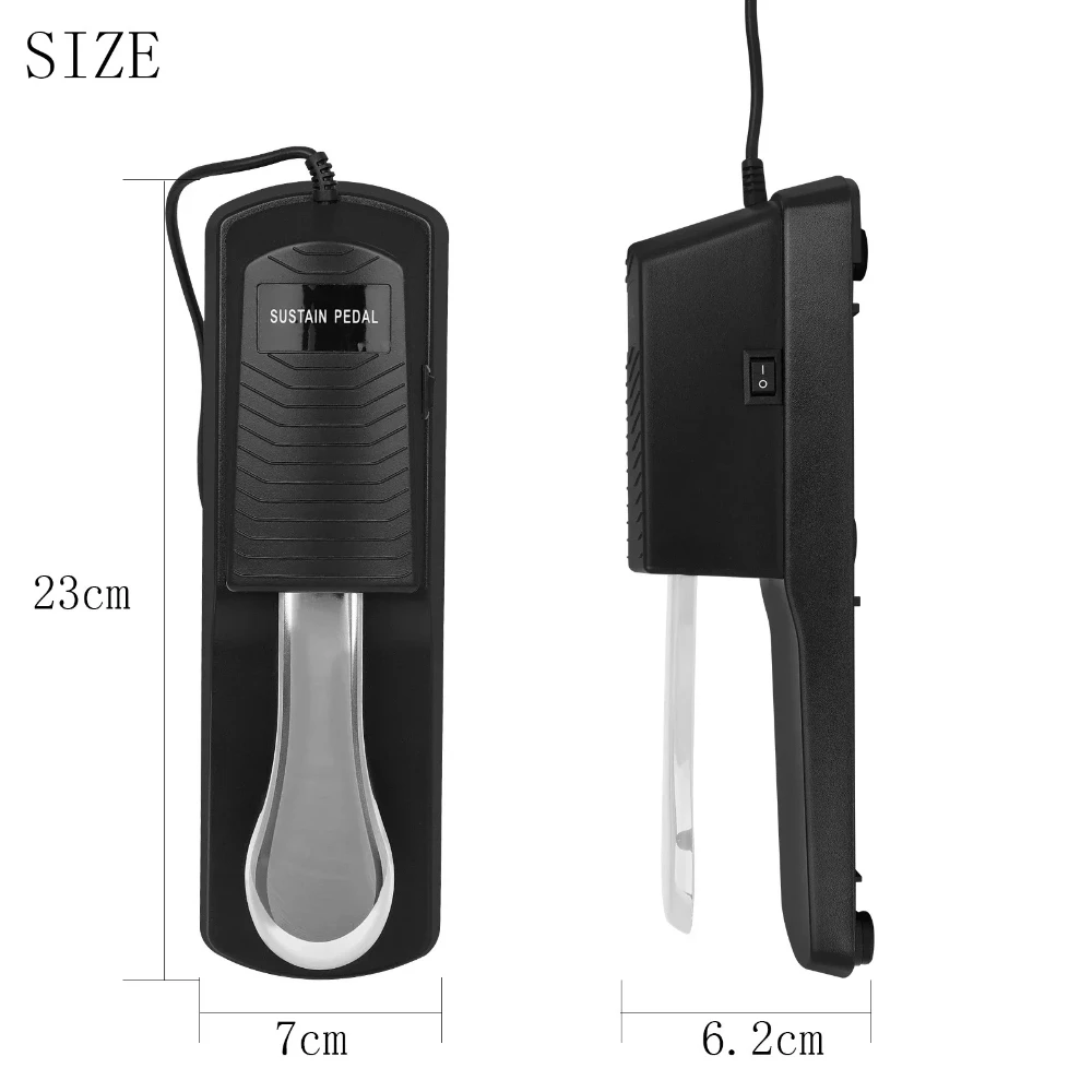 IRIN Piano Sustain Pedal Electronic Piano Universal Support Pedal Anti-slip Bottom Durable Rustproof Keyboard Instrument Parts