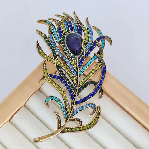 10 best sales मोर ब्रोच - №3