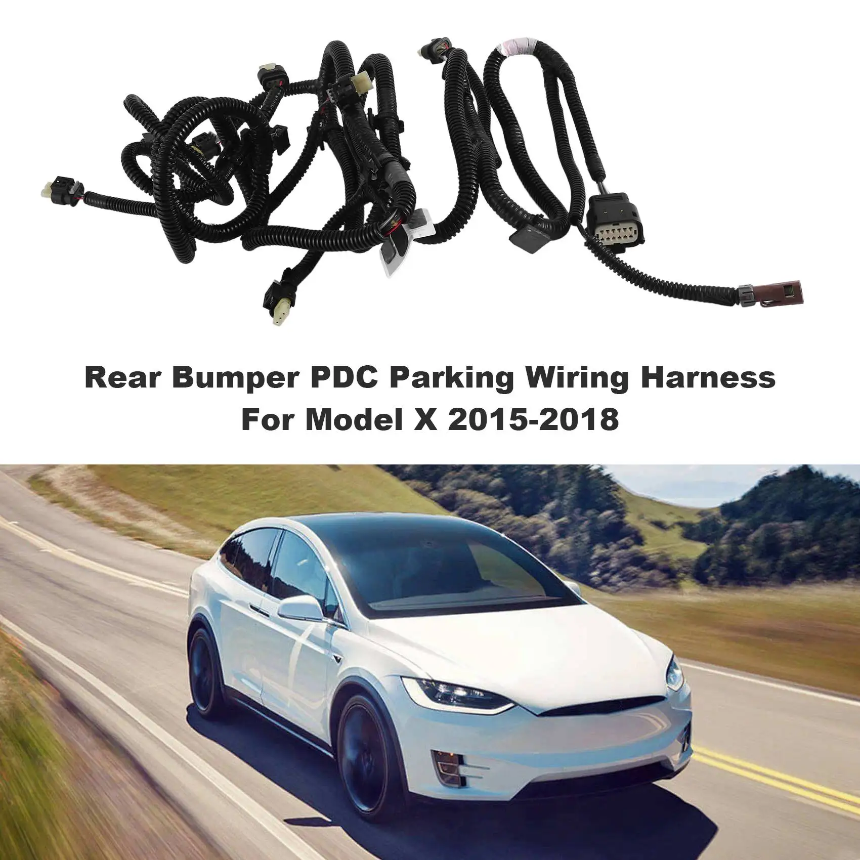 Car Rear Bumper Wiring Harness for Model X