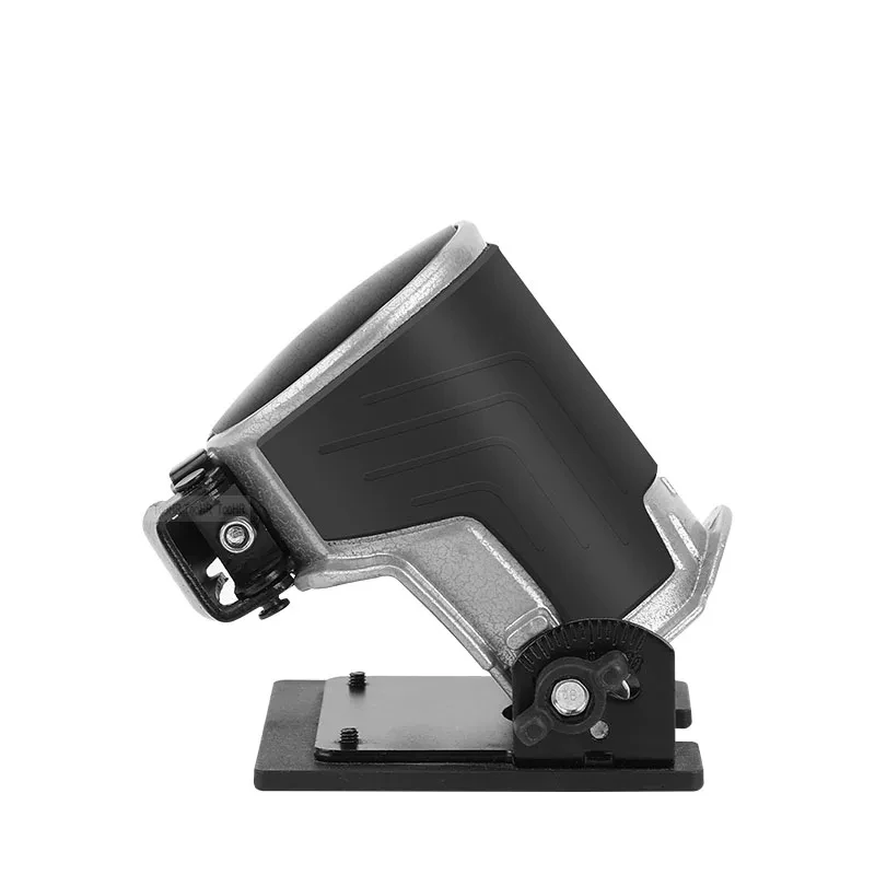 컴팩트 라우터 틸트 베이스, 45 도 각도 조절 가능, 트리머 머신 베이스, 직경 63-65mm 목공 커터 슬롯 공구