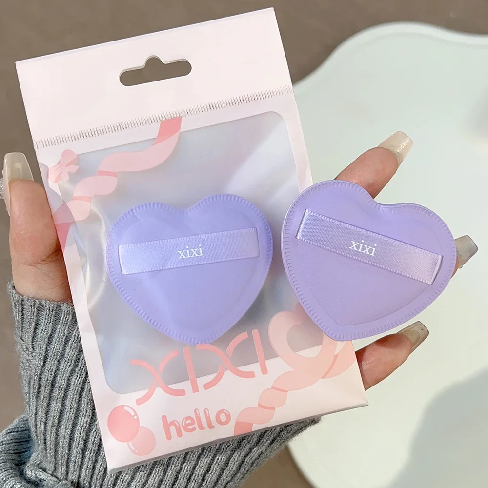 Miękki bawełniany puszek kosmetyczny na sucho i na mokro gąbka do makijażu poduszka Puff do podkładu korektor w proszku gąbka do makijażu przybory kosmetyczne