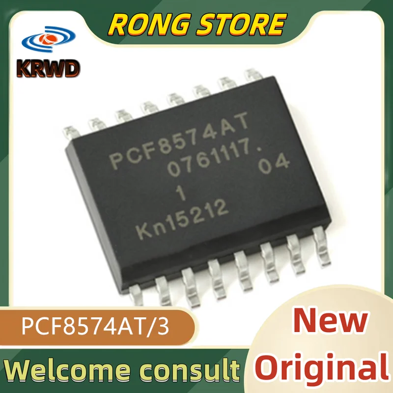 5PCS PCF8574AT Neue und original PCF8574AT/3 PCF8574A PCF8574 8574AT SOP16