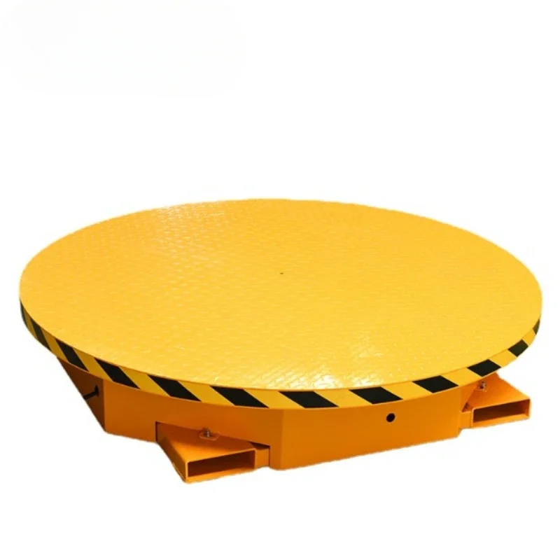 Fixed 360° electric rotating platform 2 tons round industrial packaging table rotating stage turntable customization