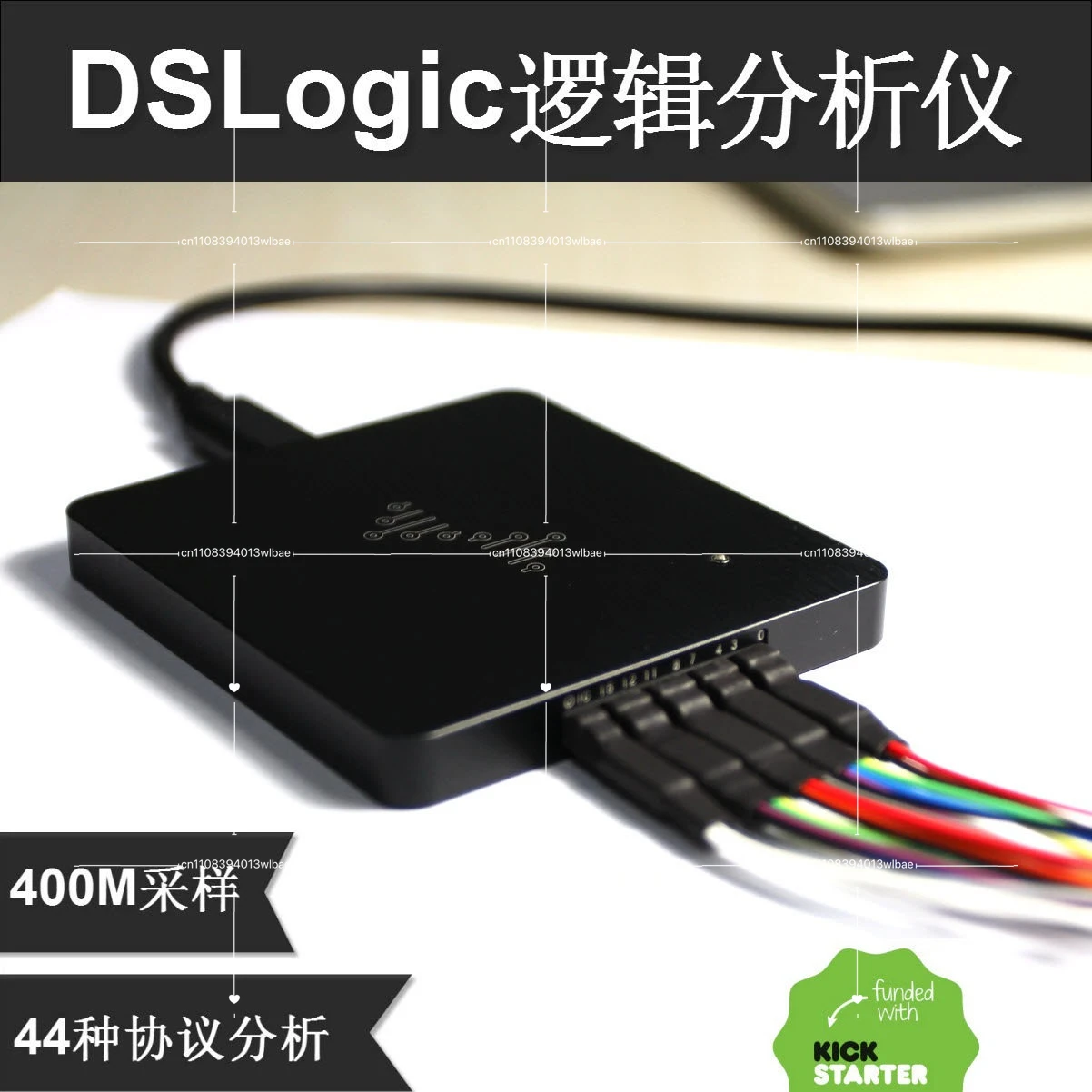 Logic Plus Portable Metal DSLogic Logic Analyzer 16 Channels 100MHz USB-based Debugging Logic Analyzer DreamSourceLab DS