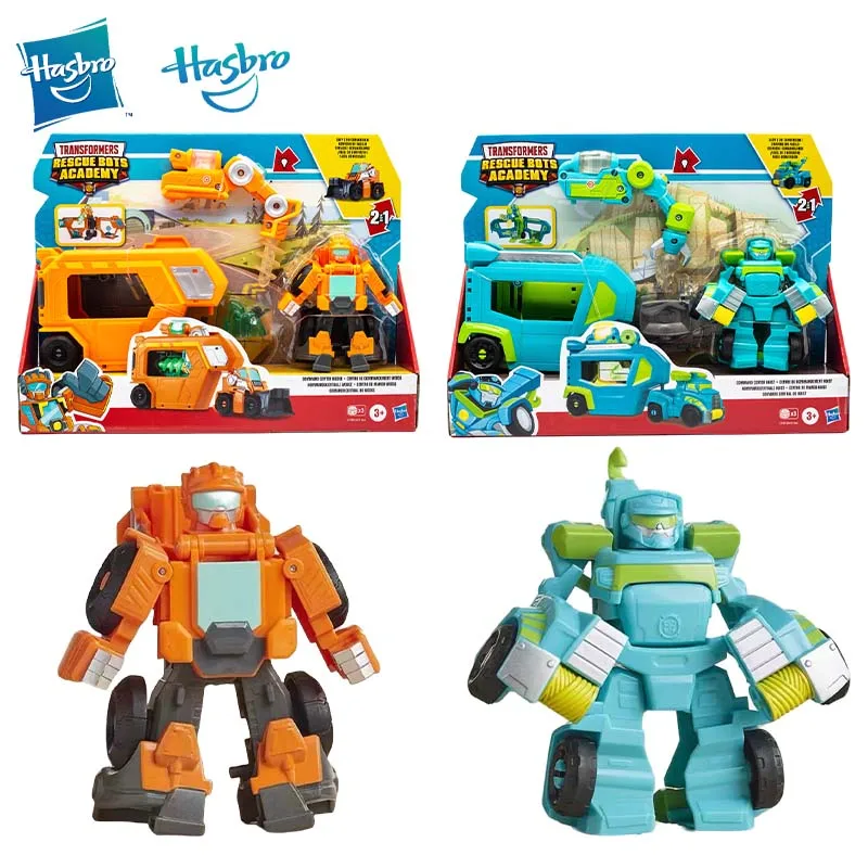 Hasbro Transformers ratowanie robota z serii karetki drewniane kliny kolekcja ruchomych zabawki figurkowe Anime na prezenty dla dzieci